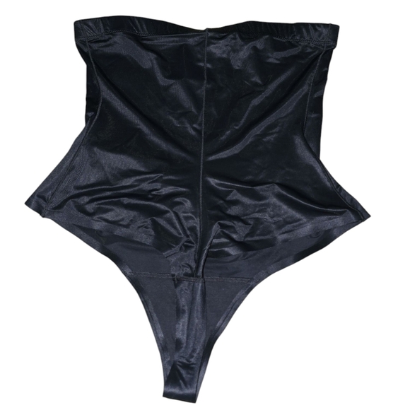 Womens Assets By SPANX Black Shaping High Waisted Thong Panties, 1x, NWT!!! - Picture 2 of 3